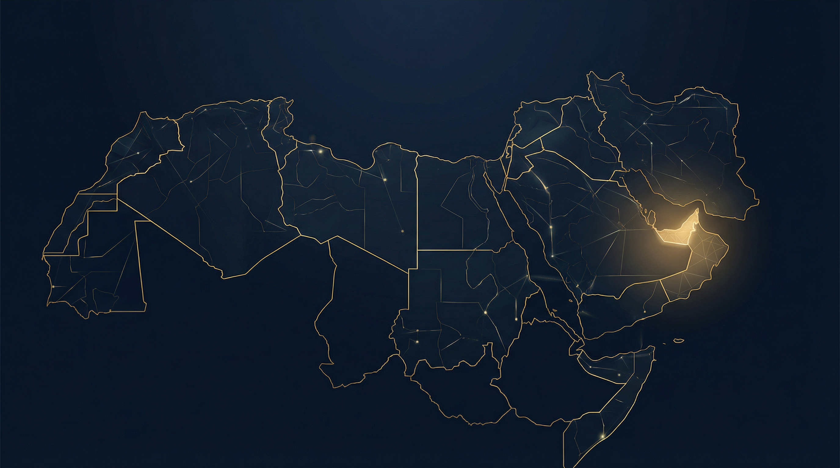 MENA region map with Yadomy presence